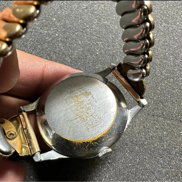 Vintage De Luxe Swiss Made Mystery Dial Mens Mechanical Wind Up Watch Working - Picture 9 of 9